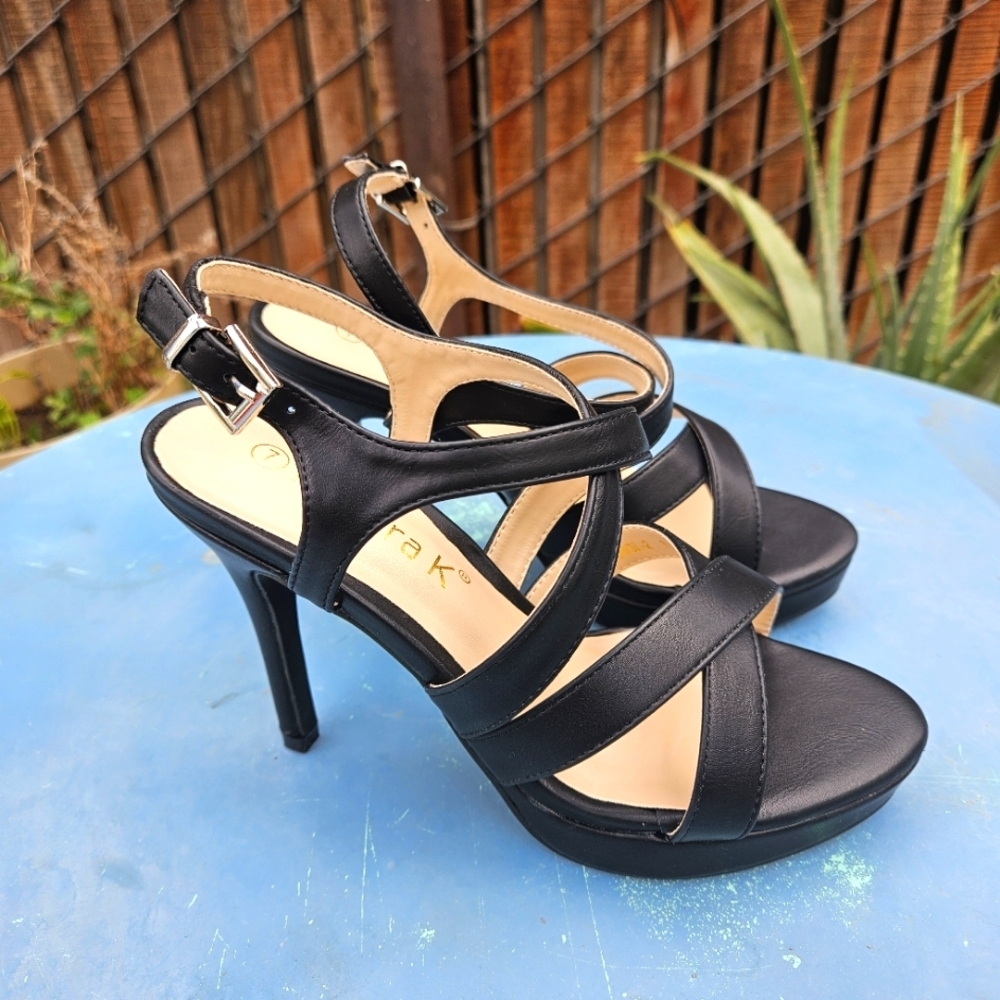 Allegra K Women's Stiletto Heel Sandals Size 7